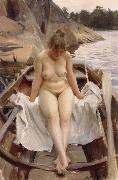 In Werner-s Rowing Boat, Anders Zorn